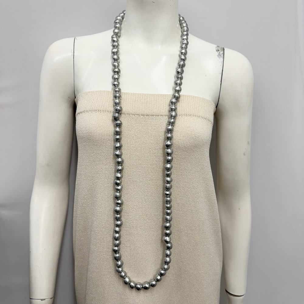 Vestopazzo Long Necklace NWT Aluminum Nickel Plated Tested Large Chunky Artsy